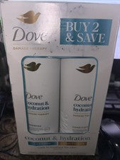 Champú y acondicionador Dove Coconut & Hydration Damage Therapy Bio-Proteína 12 oz