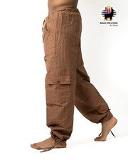 Pantalones boho de algodón. Pantalones estilo hippie.
