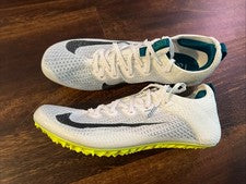 Nuevo Nike Zoom Superfly Elite 2 Distance Track Spike para Hombres Talla 7.5 Blanco Verde azulado