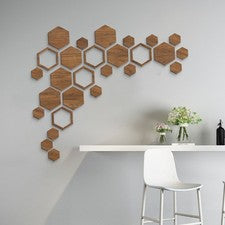 Calcomanías de pared 3D adhesivas de pared extraíbles para decoración del hogar fácil aplicación de pelar
