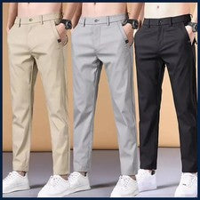 Moda Para hombres Pantalones Verano Traje Pantalones Informales Coreanos Para hombres Pantalones Joggers Hombres