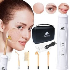 Máquina de varita SPA portátil de alta frecuencia para el cuidado de la piel facial con 4 tubos diferentes