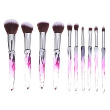 10 piezas brochas de maquillaje de belleza multifuncionales herramienta brochas de maquillaje