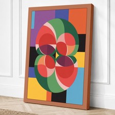 Mandala Geometría Geométrica Lienzo Impresión Arte de Pared Decoración del Hogar Listo para Colgar