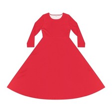 Elegante vestido de baile de manga larga para mujer