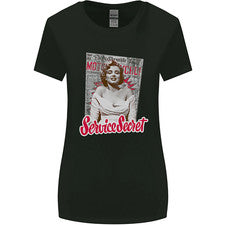 Camiseta de corte más ancho Service Secret Fashion para mujer