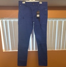 Pantalones de mezclilla ajustados Ministry of Fashion 34x34 azul lavado oscuro para hombre