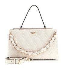 GUESS Maxine 2 Comp. Bolso bandolera bolso Cream White crema