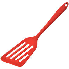 Espátula de silicona de alta resistencia al calor para sartenes antiadherentes 34,5 x 7,8 cm roja