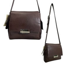 Bolso Organizador Bandolera de Cuero KOLTOV de Colección Años 90 Bolso de Hombro Nuevo con Etiquetas *LEER*