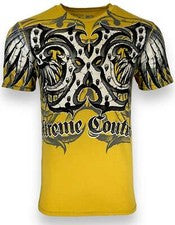 Camiseta para hombre Xtreme Couture by Affliction emblema motociclista