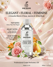 Aceite de fragancia de lujo Balle Poor Famme 3,4 fl oz de Oud House