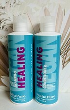 Clean Vegan Haircare ~ Champú y acondicionador curativo 12 fl oz cada uno