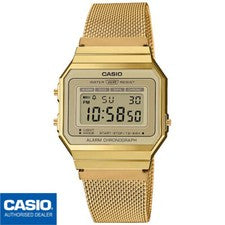 CASIO A700WEMG-9AEF⎪A700WEMG-9A⎪Original⎪Vintage ICONIC⎪Dorado⎪MILANAISE