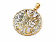 Abraxas Sigilo Collar Colgante Gnóstico Protección Oculta Amuleto Joyería P2
