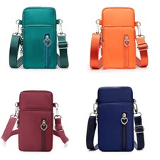 Moda Bolso Triple Cremallera Cartera Nuevo Moda Teléfono Móvil Bolso 2024 Bandolera