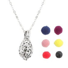 Breathing Necklace Perfume Waterdrop Necklaces Aromatherapy Jewelry