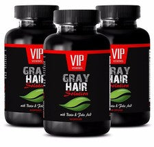 Crecimiento del cabello - SOLUCIÓN PARA CABELLO GRIS. SUPLEMENTO DIETÉTICO - Saw Palmetto berry - 3B