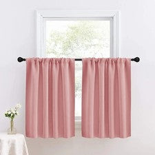 1 pieza Cortinas Cortas Blackout para Cocina Baño Protección UV Decoración del Hogar Reino Unido