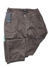 Pantalones cargo True Religion para hombre talla 30 marrón con tirantes nuevos con etiquetas estilo 108335 Y2K