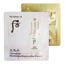 The history of Whoo Esencia Regeneradora Iluminadora 1 ml (10 piezas ~ 140 piezas) Nueva