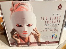 Máscara facial LED 7 en 1 luz spa terapia de color equipo facial dispositivo para el cuidado de la piel