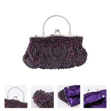 Bolso sin asas creativo para mujer de noche hecho a mano bordado fiesta bolso de mano 1 pieza