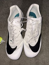 Nike Zoom Rival Sprint Puntas de Pista Para Hombre Talla 10.5 FZ9663-102 Blanco/Negro