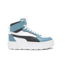 Zapatillas informales PUMA Karmen Rebelle plataforma media jóvenes niñas azules, blancas