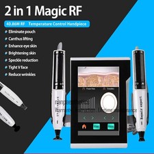 Máquina de levantamiento de arrugas con 2 asas R-F ojos cara cuerpo anti envejecimiento facial cuidado de la piel spa