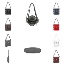 Bolso Mensajero de Hombro para Damas Bandolera Bolso de Mano Correa Ajustable Bolso para Todos los Días