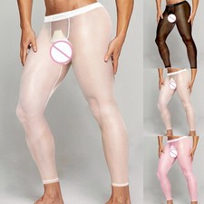 Calzoncillos boxer translúcidos estilo pantalón cintura baja elegante para hombre Manswear opciones