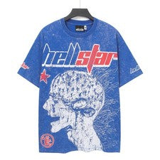 Hellstar Camiseta Hombre Klein Azul Algodón NUEVO