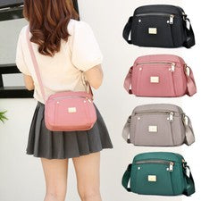 Impermeable Para Mujer Mensajero Bandolera Damas Bolso de Mano Bolso de Hombro Cartera Grande