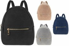 Mini Mochila para Damas Escuela/Viaje Gamuza Bolso de Hombro Mochila Niñas Bolso Escolar