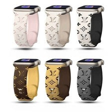 2026 Nuevo Aplicable a Apple Watch Correa Deportiva con Bordado de Silicona Texturizada
