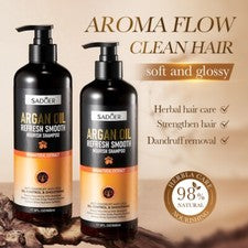 Champú acondicionador natural anticaspa Marruecos aceite cabello argán cabello orgánico