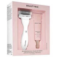 BEAUTYBIO Rejuvenecedor Cuero Cabelludo + Terapia Cabello Más Completo - Herramienta + Suero para Cuero Cabelludo