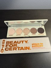 Paleta de sombras de ojos Beauty For Certain Playa to Palazzo tamaño completo NUEVA