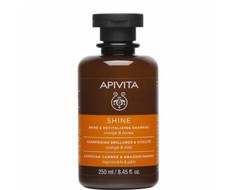 Champú Apivita Brillo y Revitalizante 250 ml, Naranja y Miel