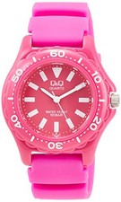 CITIZEN Q&Q VR25-003 Reloj analógico para mujer rosa uretano
