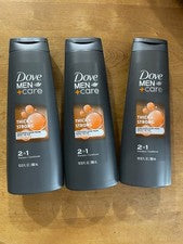 Champú 3 Dove Men + Cuidado Grueso y Fuerte 2 en 1 + Acondicionador 12oz