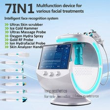 Máquina de dermoabrasión de agua hidráulica 7 en 1 limpieza profunda cuidado de la piel hidra piel facial