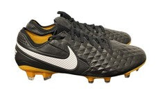 Nike Tiempo Legend 8 Elite TC FG Negro Pro Dorado Canguro CV3141-017 Hombre’s Talla 7