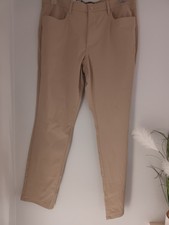 Pantalón elástico Kirkland Signature para hombre W36 L34 beige