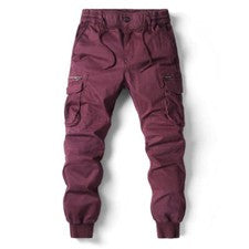 Hombres Carga Moda Informal Pantalones Militares Hombres Pantalones Sueltos Pantalones Tácticos