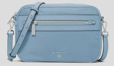 Nuevo Bolso Bandolera Michael Kors Para Mujer Jet Set Charm Grande EW Nylon Cambray