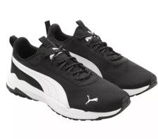 Zapatillas deportivas PUMA para hombre con cremallera C, negras, talla 10 Softfoam Plus suela interior