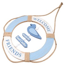 Adornos decorativos colgantes de pared para salón playa y anillo