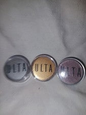 NUEVO LOTE ULTA POLVO SUELTO SOMBRA DE OJOS SINGLES PLATINO - DORADO - CUARZO - DISCO